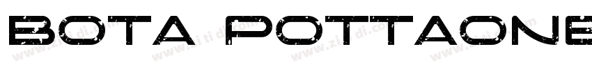 BoTa PottaOne字体转换